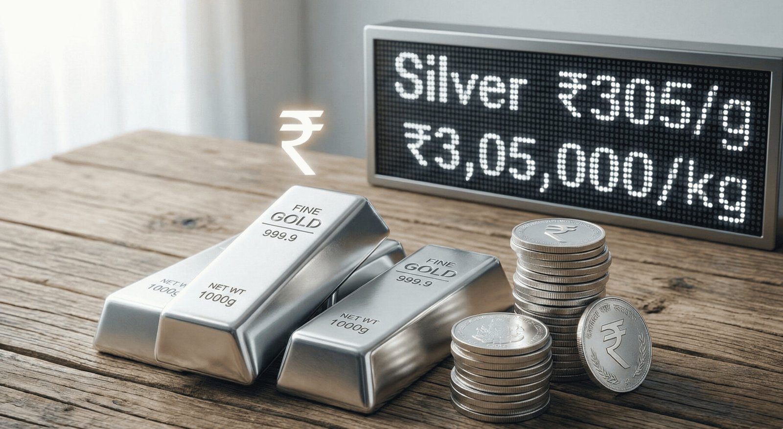 आज का चांदी का भाव