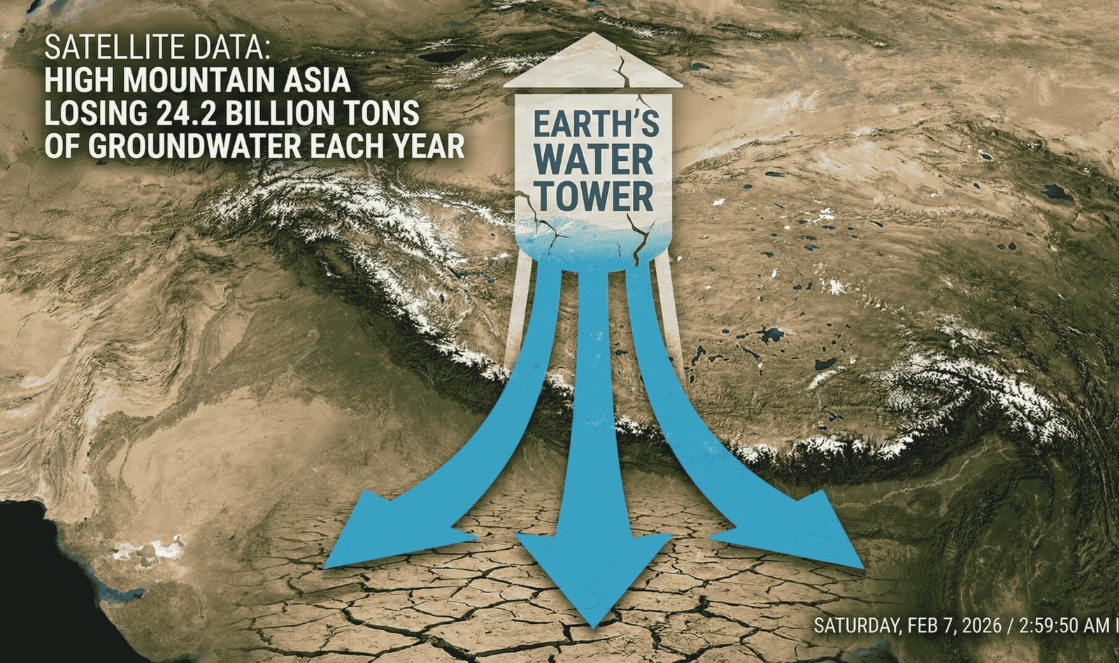 Earth’s “Water Tower” Is Draining