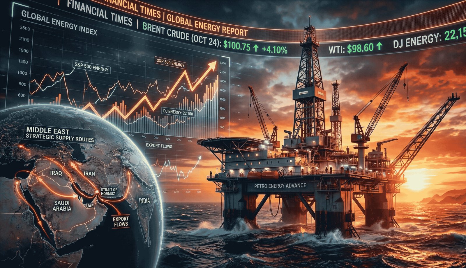 Brent Crude Oil Price Surges Past $100